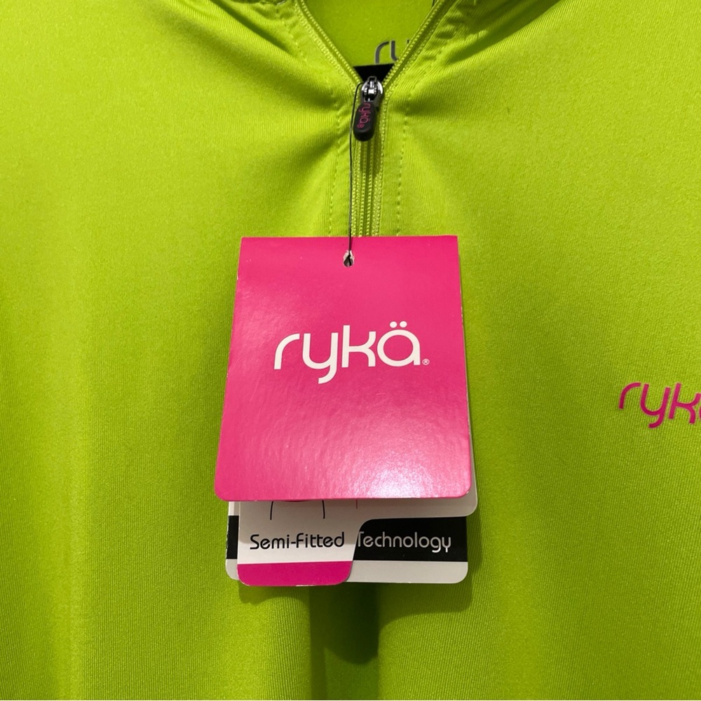 New with tags size 3X  Ryka women’s lime green partial zip track jacket. - Picture 4 of 16